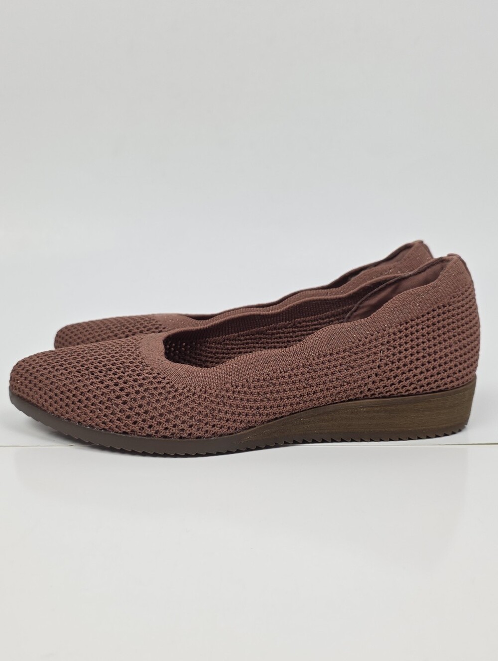 Skechers Cleo Sawdust Always Yours Wedge Slip On - 7 - Picture 11 of 12
